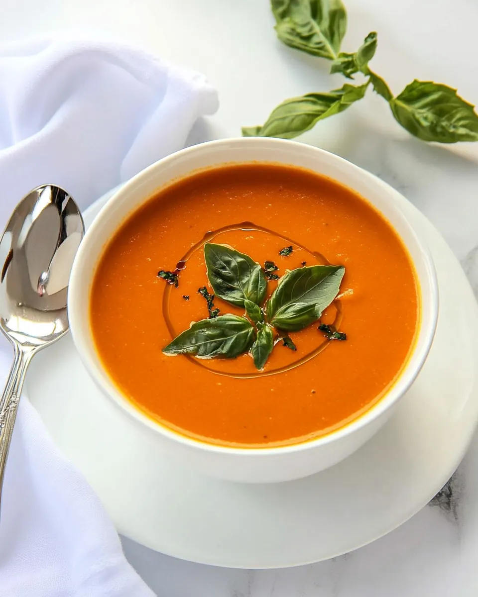 La Madeleine Tomato Basil Soup