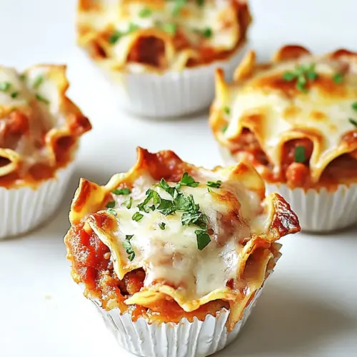 Lasagna Cupcakes