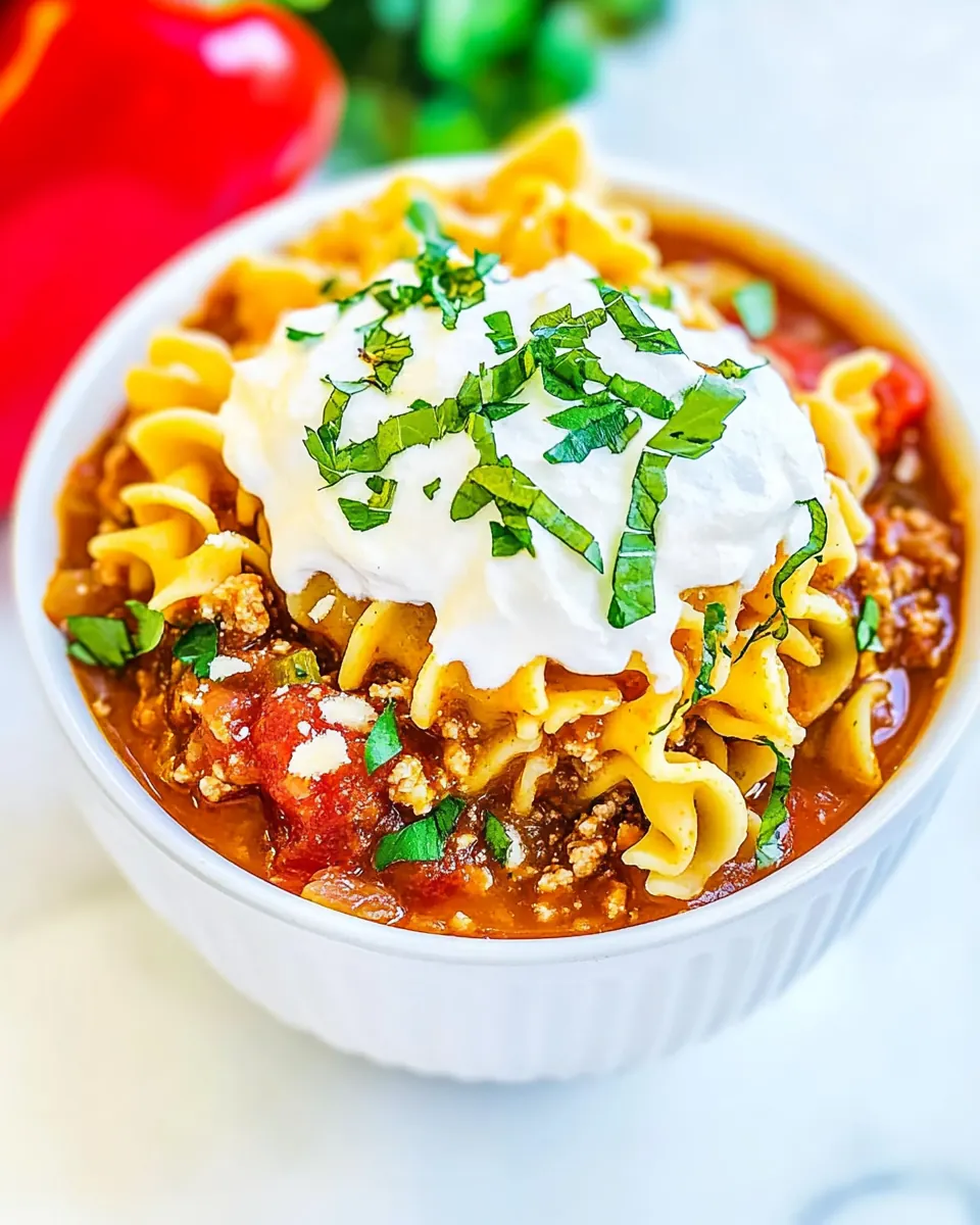 Lasagna Soup