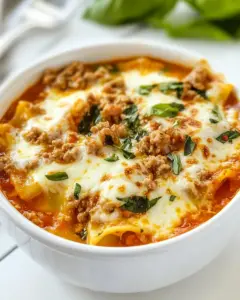 Lasagna Soup