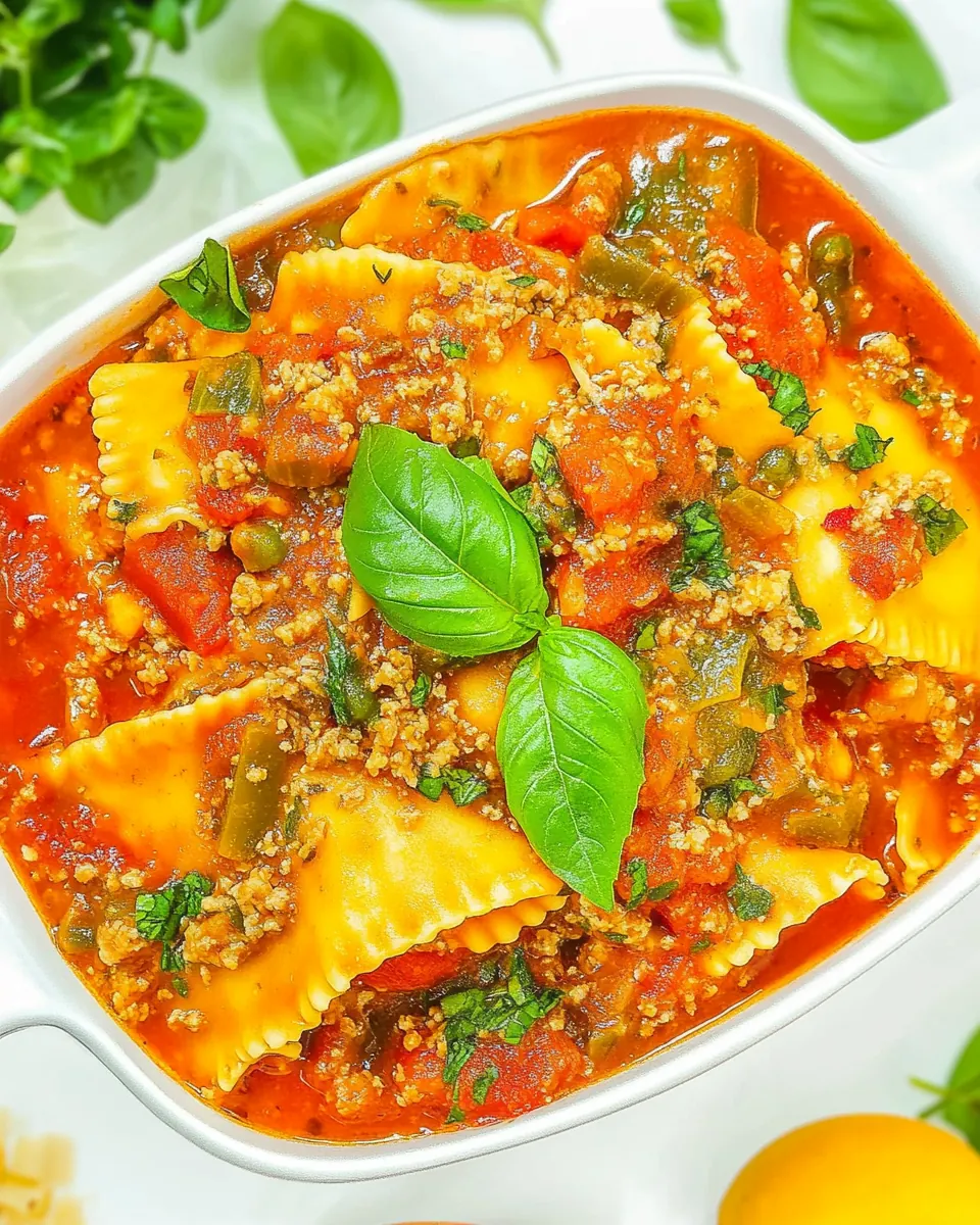 Lasagna Soup
