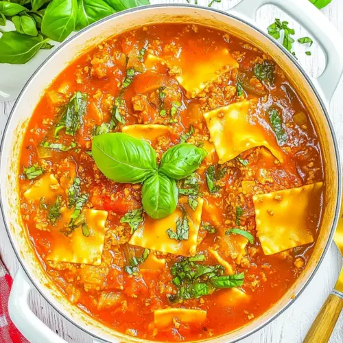 Lasagna Soup