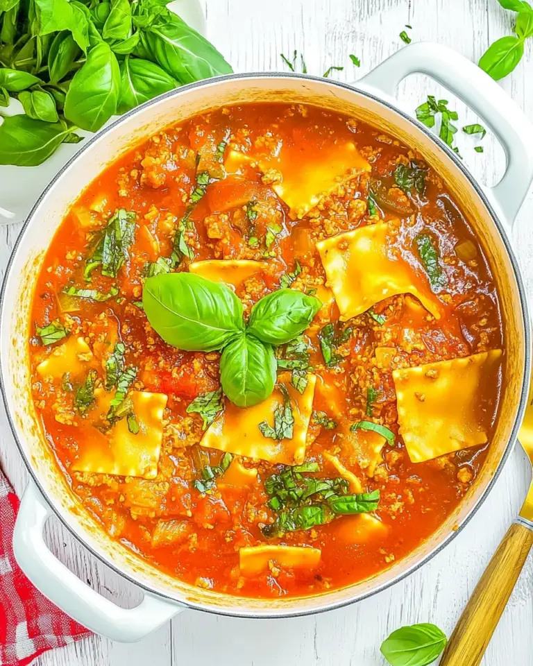 Lasagna Soup
