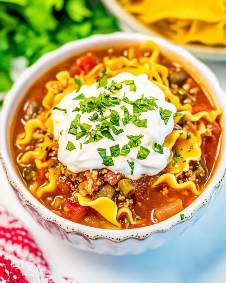 Lasagna Soup