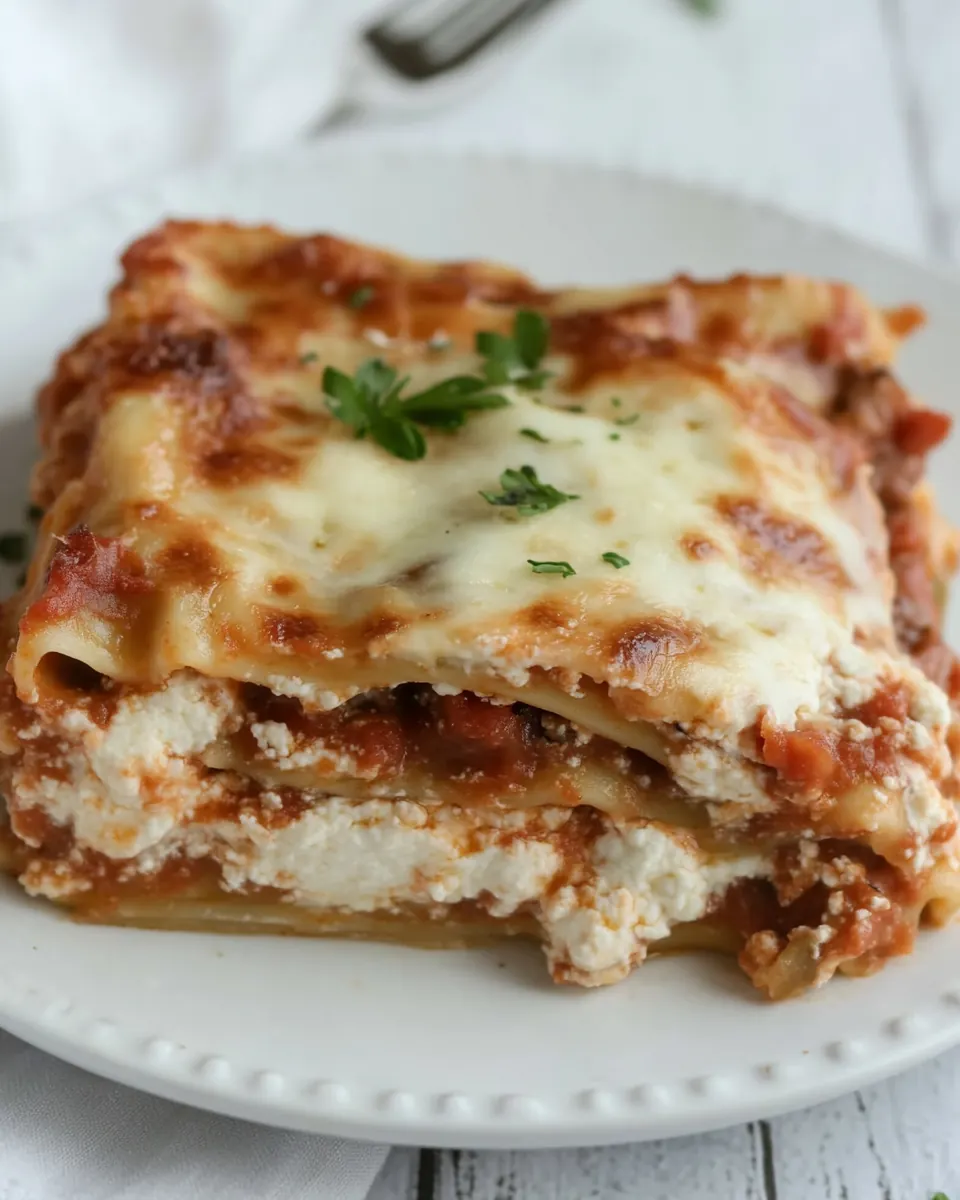 Lasagna with Ricotta Cheese
