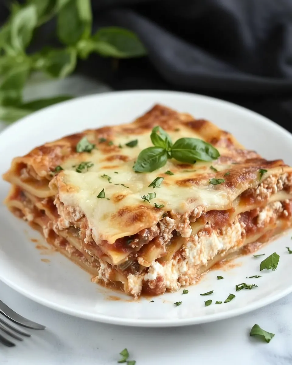 Lasagna with Ricotta Cheese