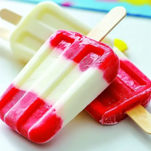 Lava Flow Homemade Popsicles