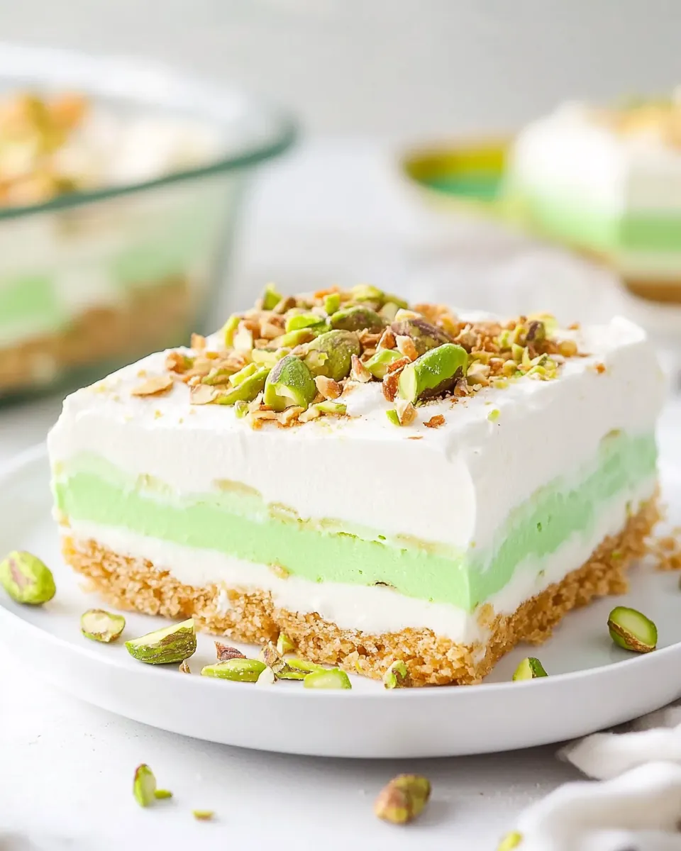 Layered Pistachio Dessert