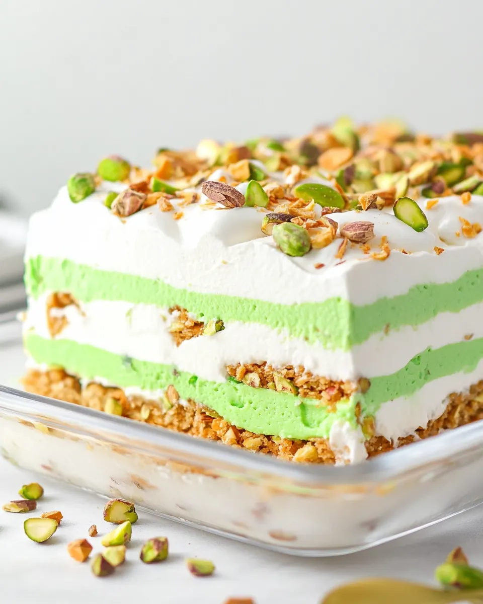 Layered Pistachio Dessert
