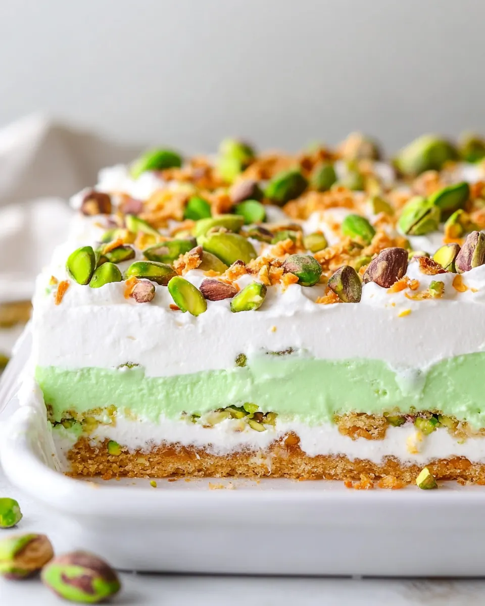 Layered Pistachio Dessert