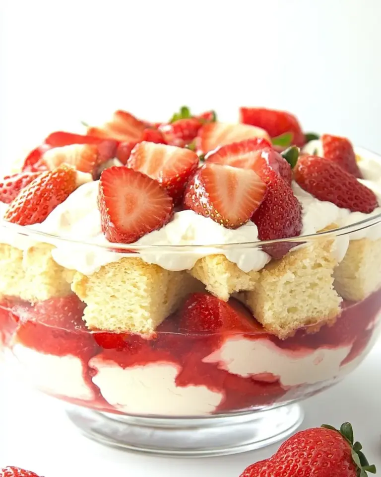 Layered Strawberry Trifle