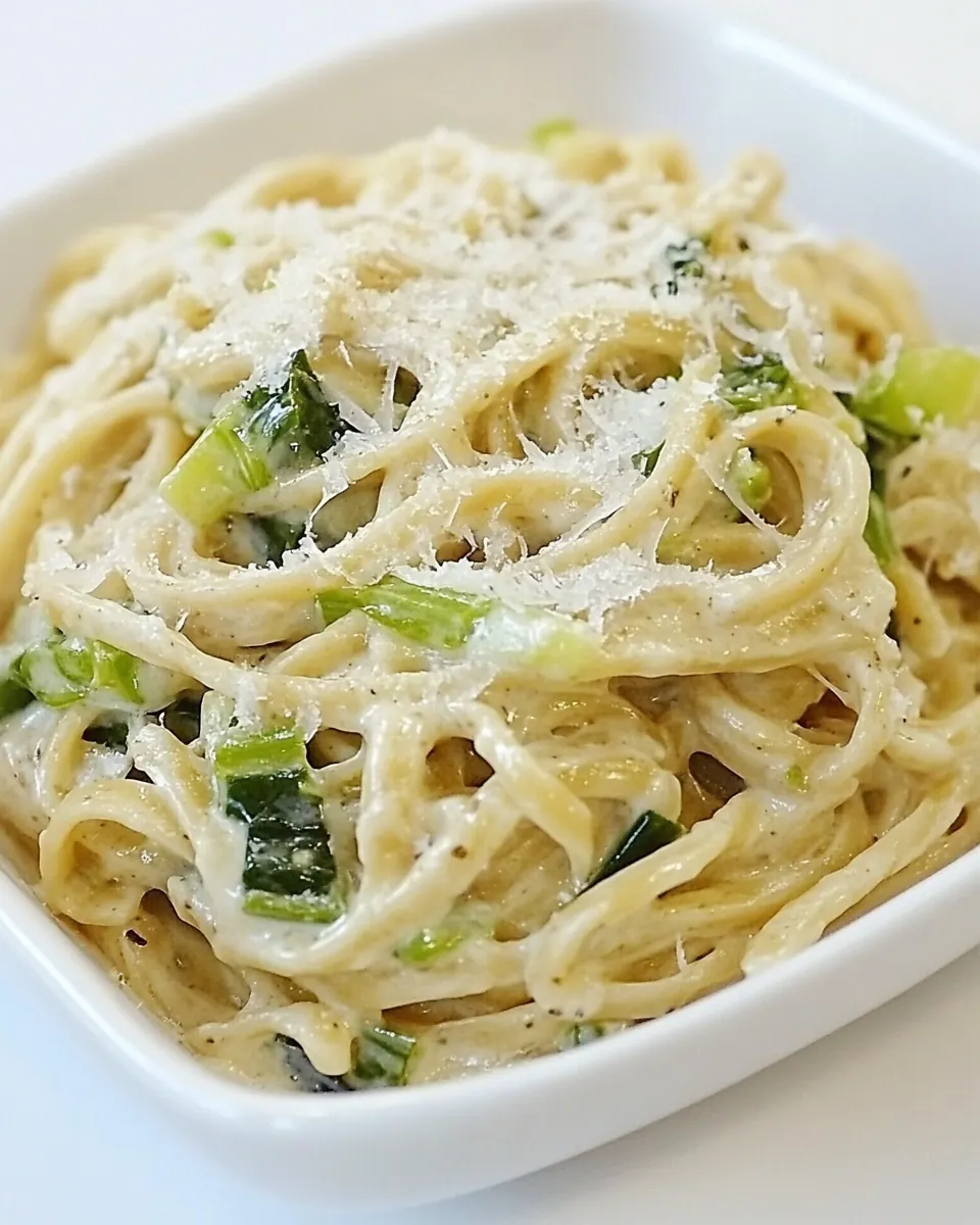 Leek Alfredo