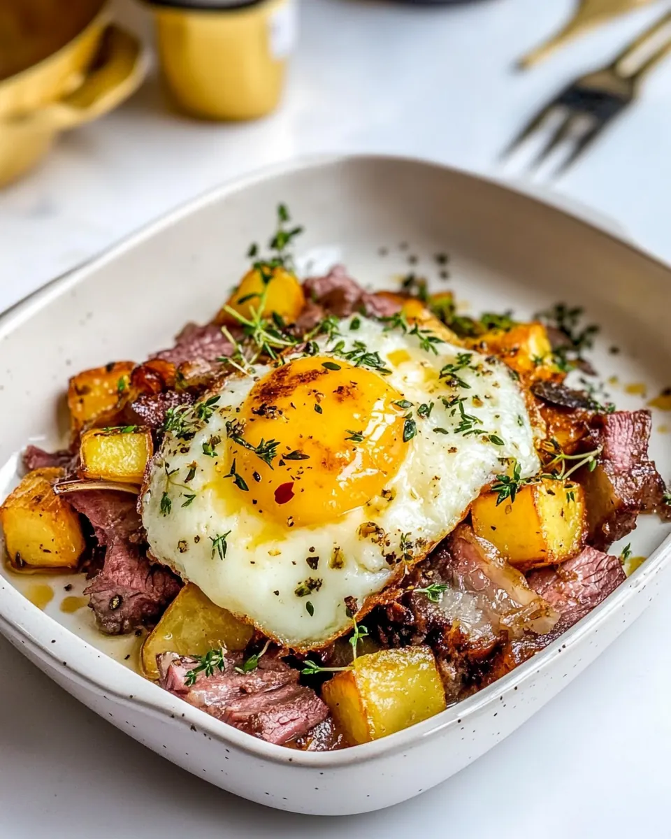Leftover Prime Rib Hash