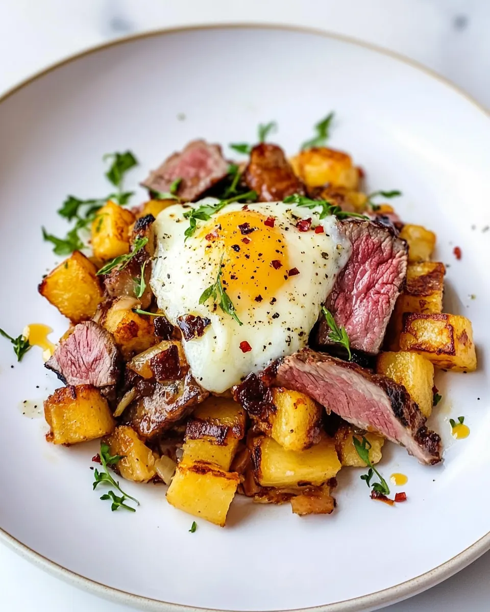 Leftover Prime Rib Hash