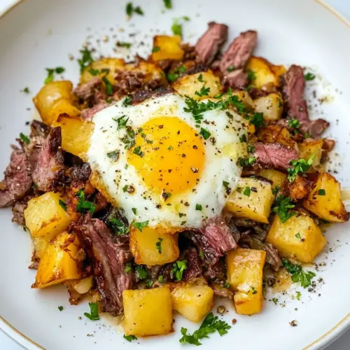 Leftover Prime Rib Hash