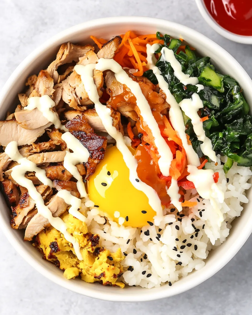 Leftover Turkey Bibimbap Buddha Bowl