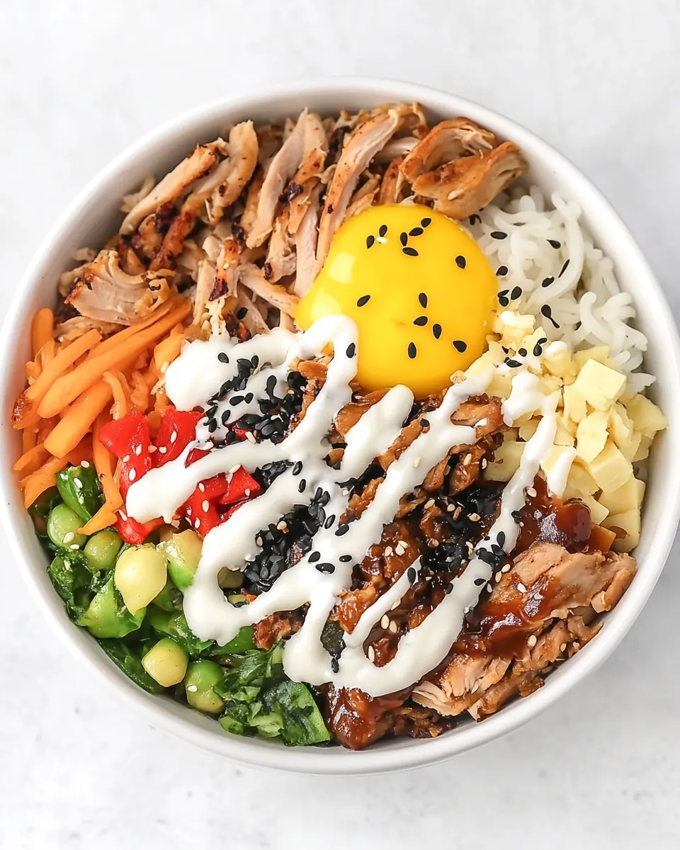Leftover Turkey Bibimbap Buddha Bowl