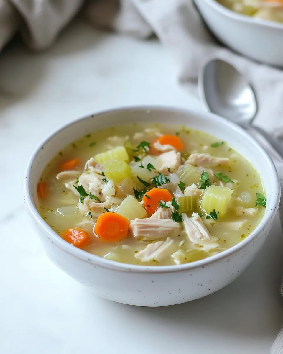 Leftover Turkey Soup