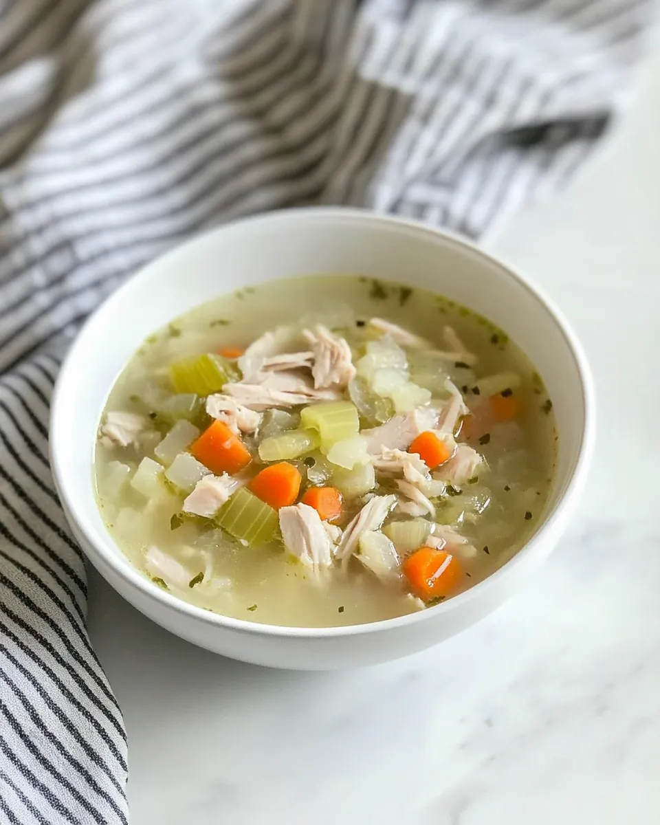 Leftover Turkey Soup