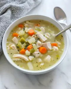 Leftover Turkey Soup
