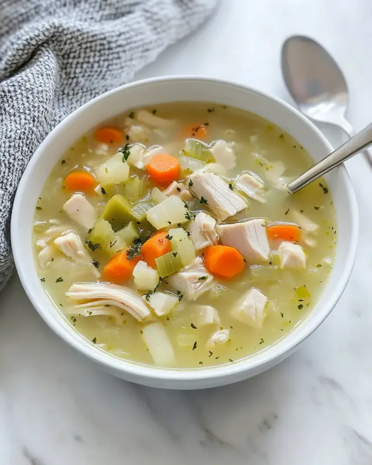 Leftover Turkey Soup