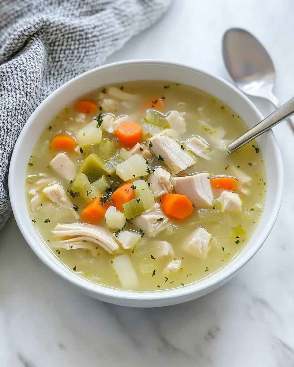 Leftover Turkey Soup