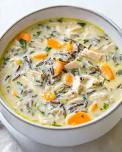 Leftover Turkey Wild Rice Soup
