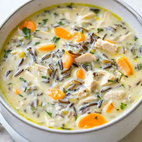 Leftover Turkey Wild Rice Soup