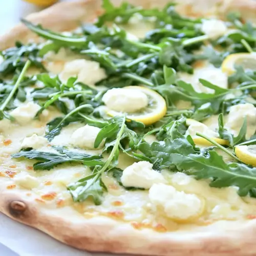 Lemon Arugula Pizza