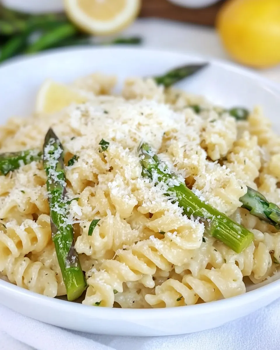 Lemon Asparagus Pasta