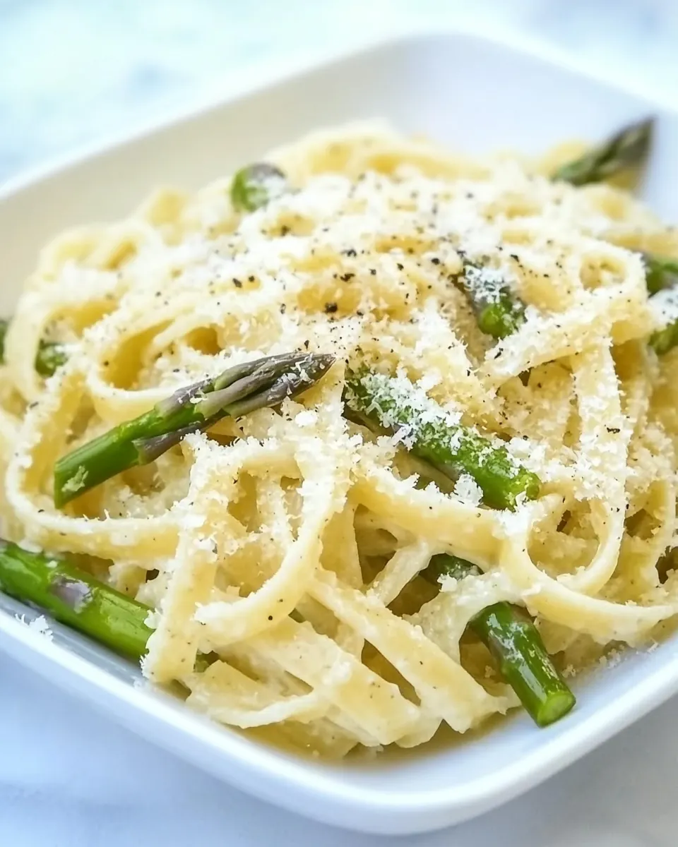 Lemon Asparagus Pasta