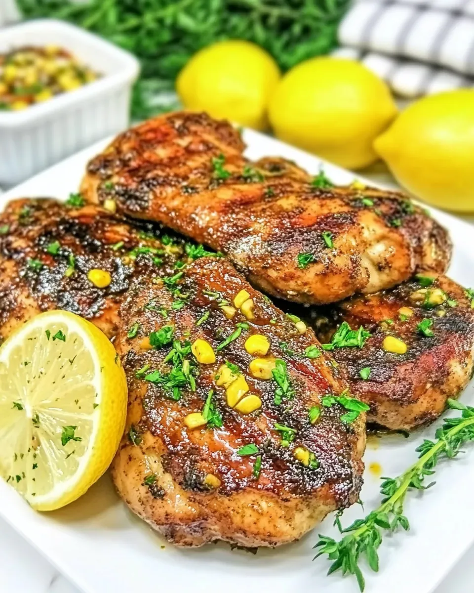 Lemon BBQ Chicken