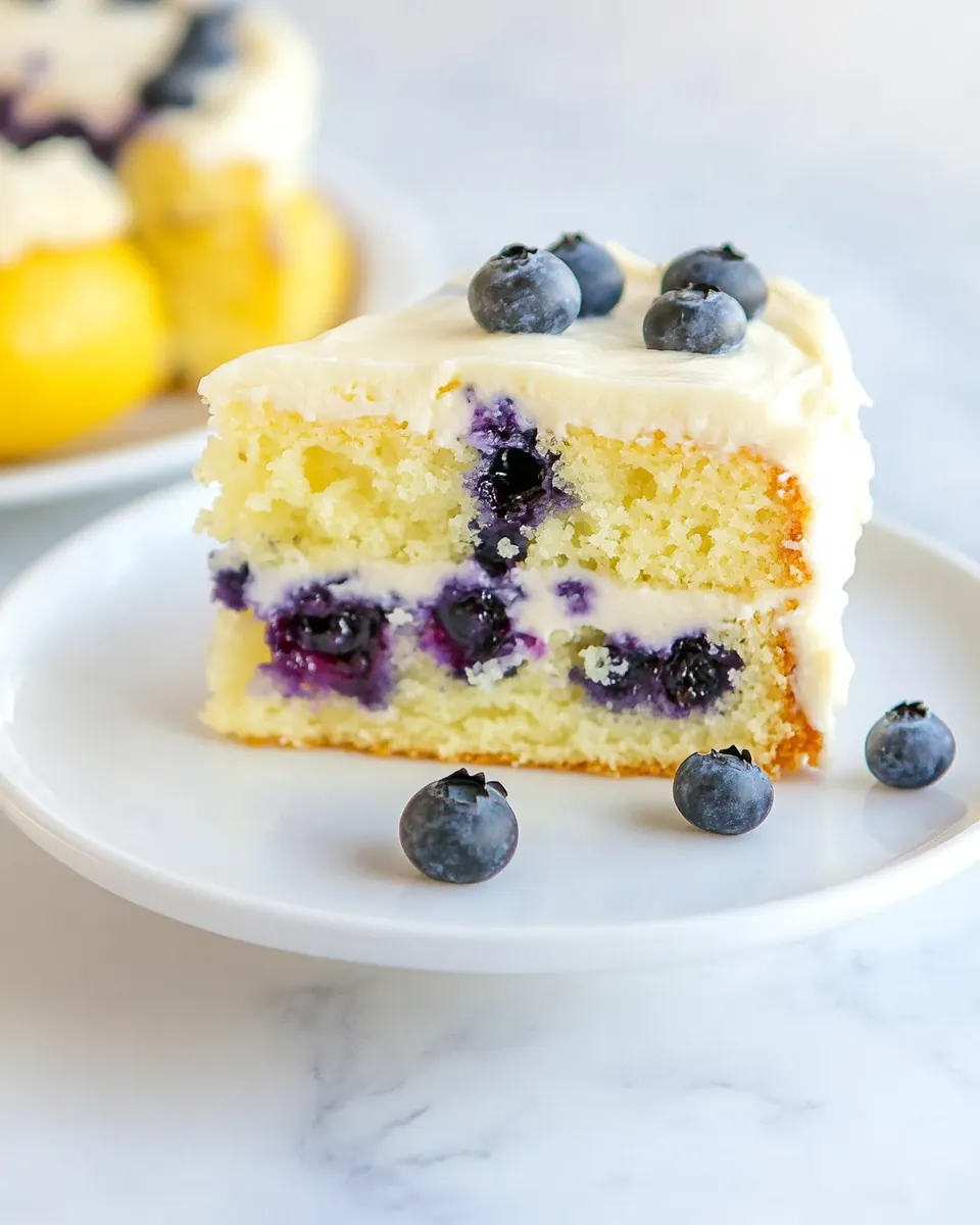 Lemon Blueberry Cake