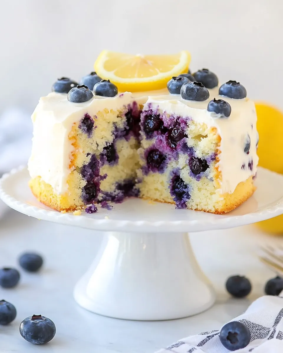 Lemon Blueberry Cake