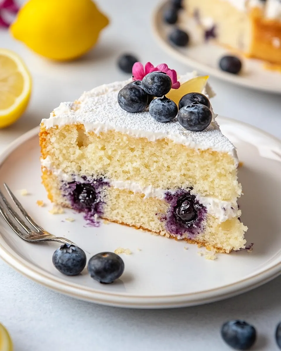 Lemon Blueberry Cake