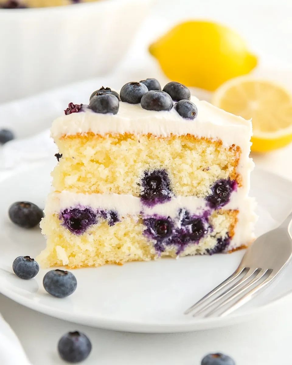 Lemon Blueberry Cake