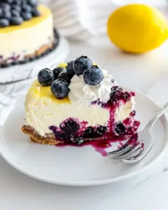 Lemon Blueberry Cheesecake