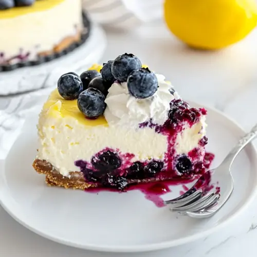 Lemon Blueberry Cheesecake