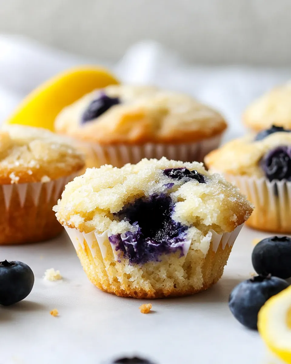 Lemon Blueberry Muffins