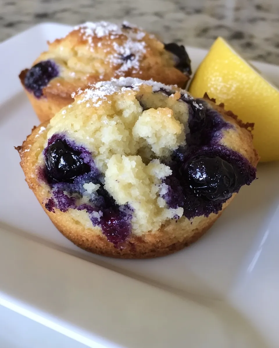 Lemon Blueberry Muffins