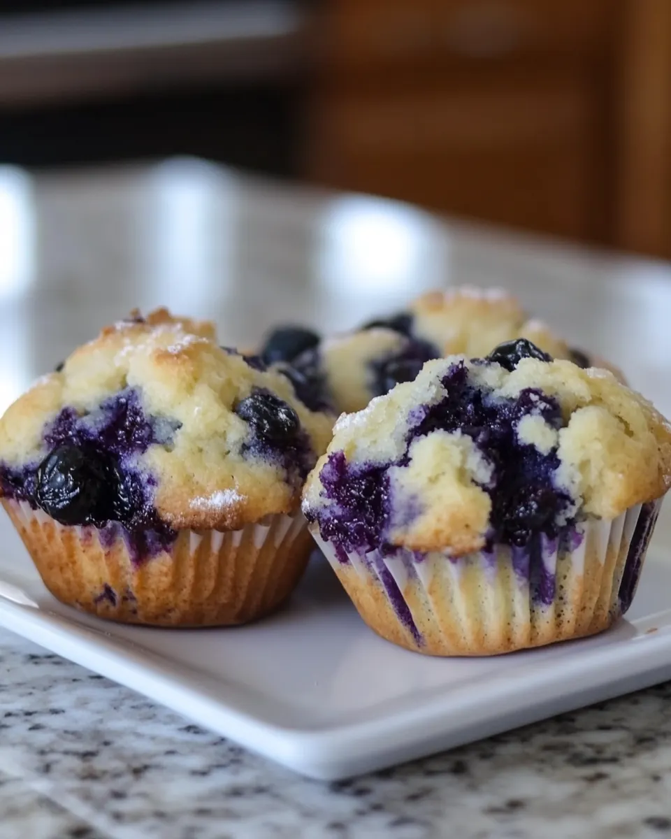Lemon Blueberry Muffins