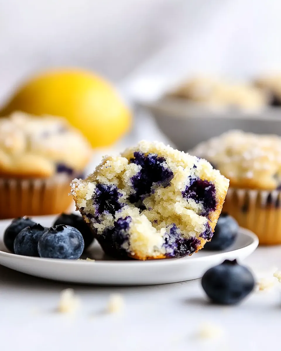 Lemon Blueberry Muffins