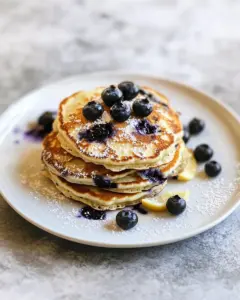 Lemon Blueberry Pancakes