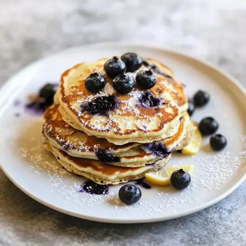 Lemon Blueberry Pancakes