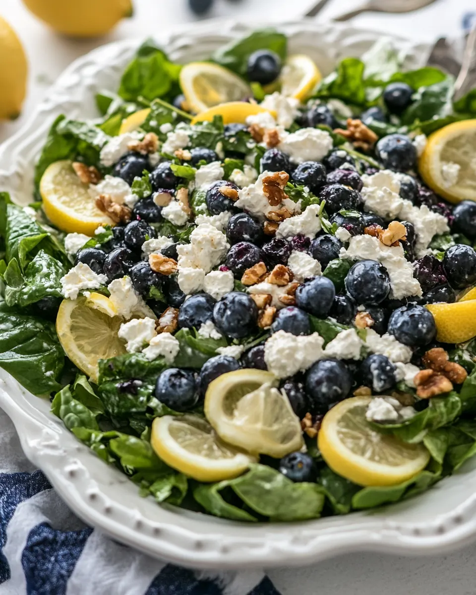 Lemon Blueberry Salad
