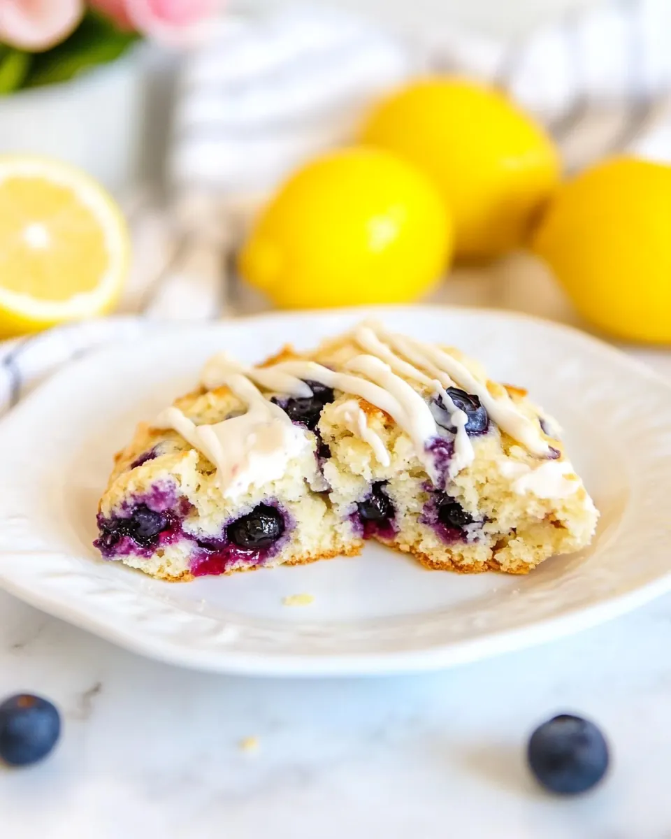 Lemon Blueberry Scones
