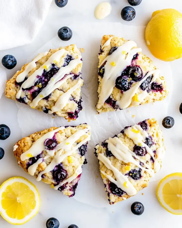 Lemon Blueberry Scones