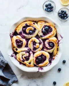 Lemon Blueberry Sweet Rolls