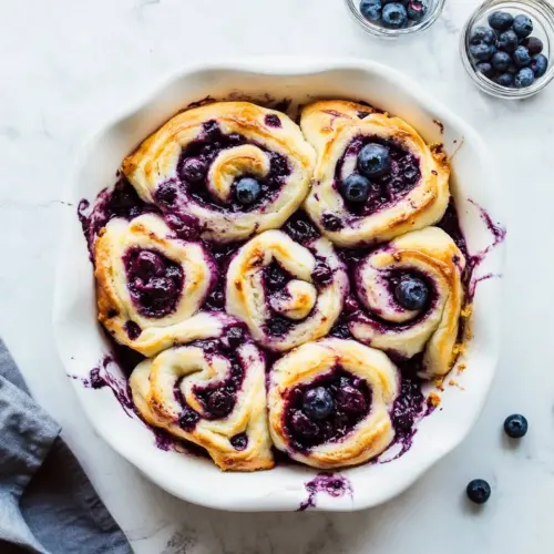 Lemon Blueberry Sweet Rolls