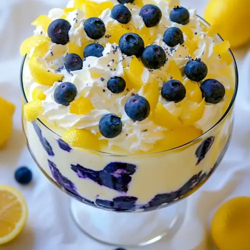 Lemon Blueberry Trifle